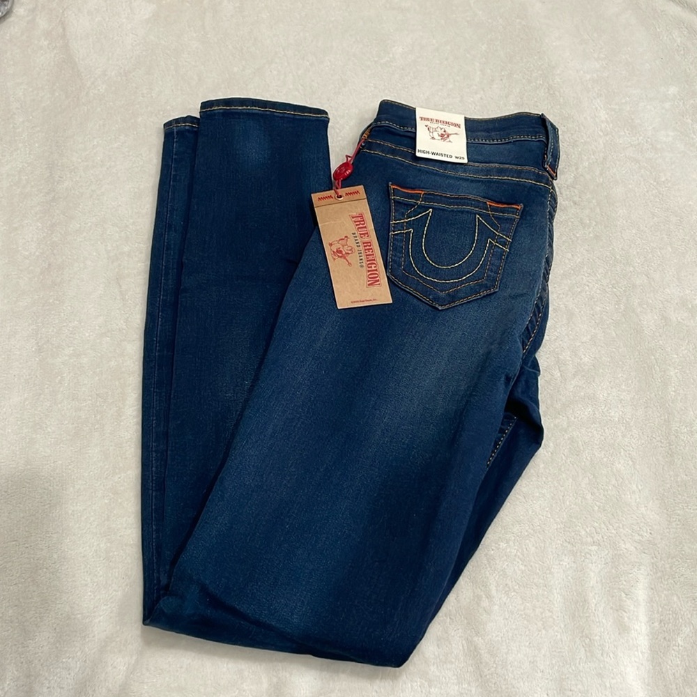 True religion high-waisted jeans